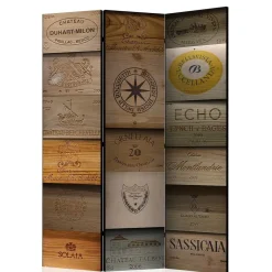 Spanischer Raumteiler mit Fotodruck - Santorina