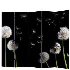 Spanischer Raumteiler mit Pusteblumen Foto - Hocumola