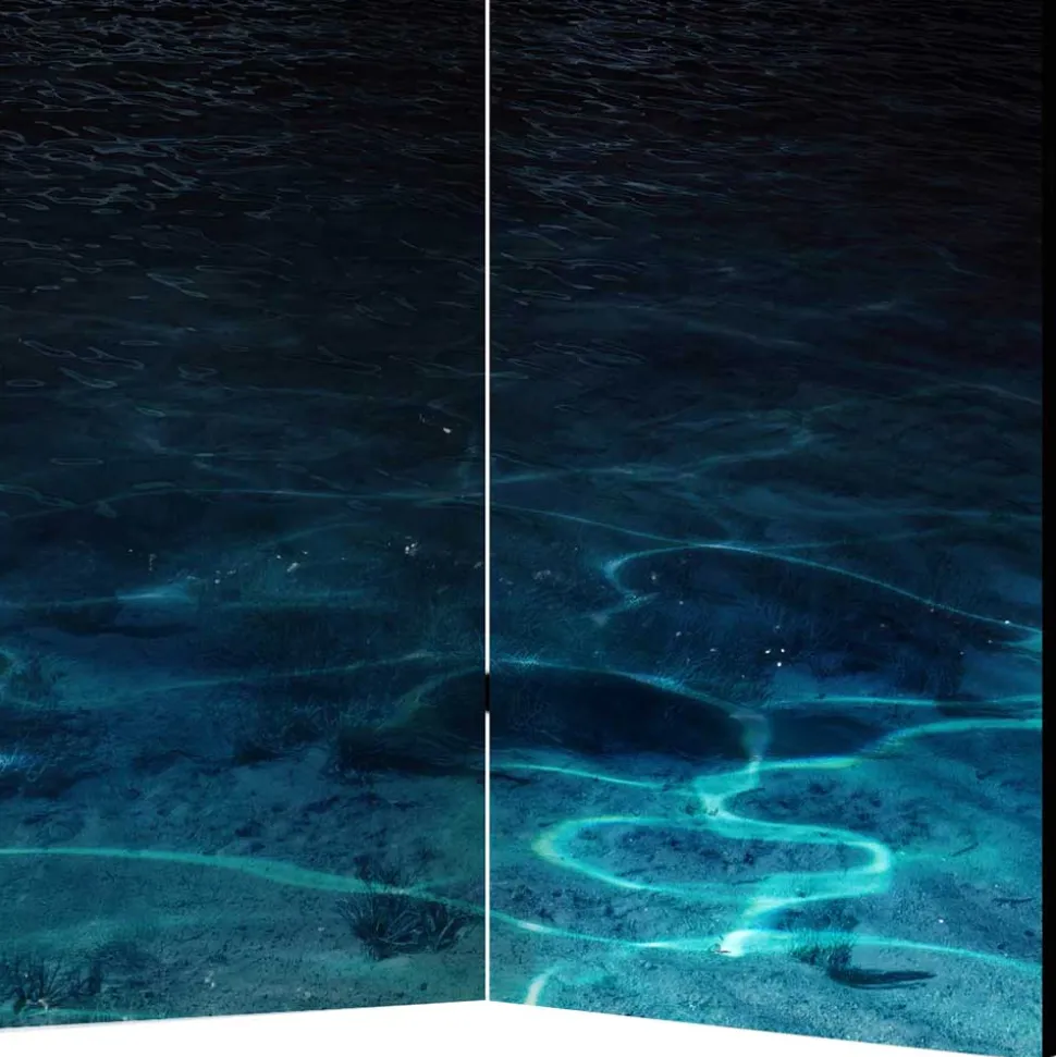 Spanischer Raumteiler Mond über dem Meer - Calivia