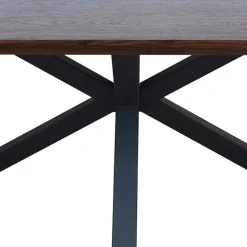 Spider Esstisch & Samt Armlehnstühle - Mendoza (fünfteilig)