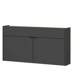 Spiegel & Hänge-Kommode & Garderobe - Sidgarus (dreiteilig)