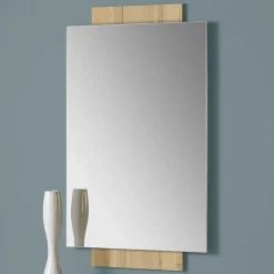 Spiegel & Hängekonsole in Wildeiche - Loriot (zweiteilig)