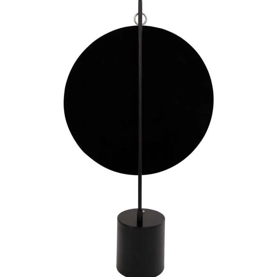 Spiegel mit Ständer in Silber und Schwarz - Fraduno