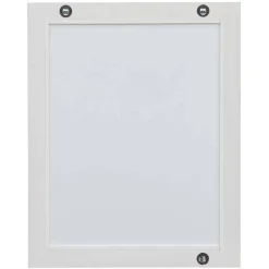 Spiegel mit weißem Massivholzrahmen - Indico