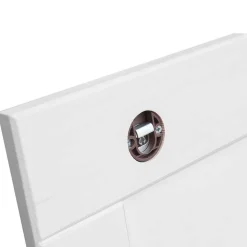 Spiegel mit weißem Massivholzrahmen - Indico