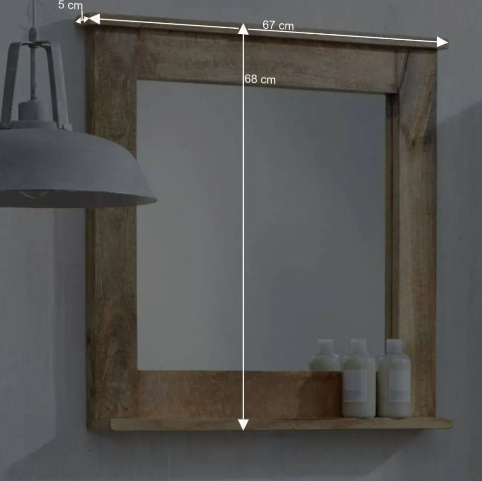 Spiegel Suennas im Shabby Chic Design