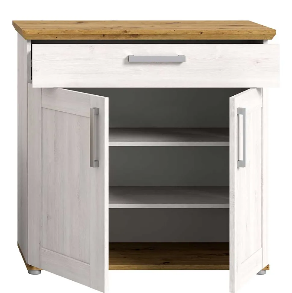 Spiegel und Schuhkommode Set - Tocella (zweiteilig)