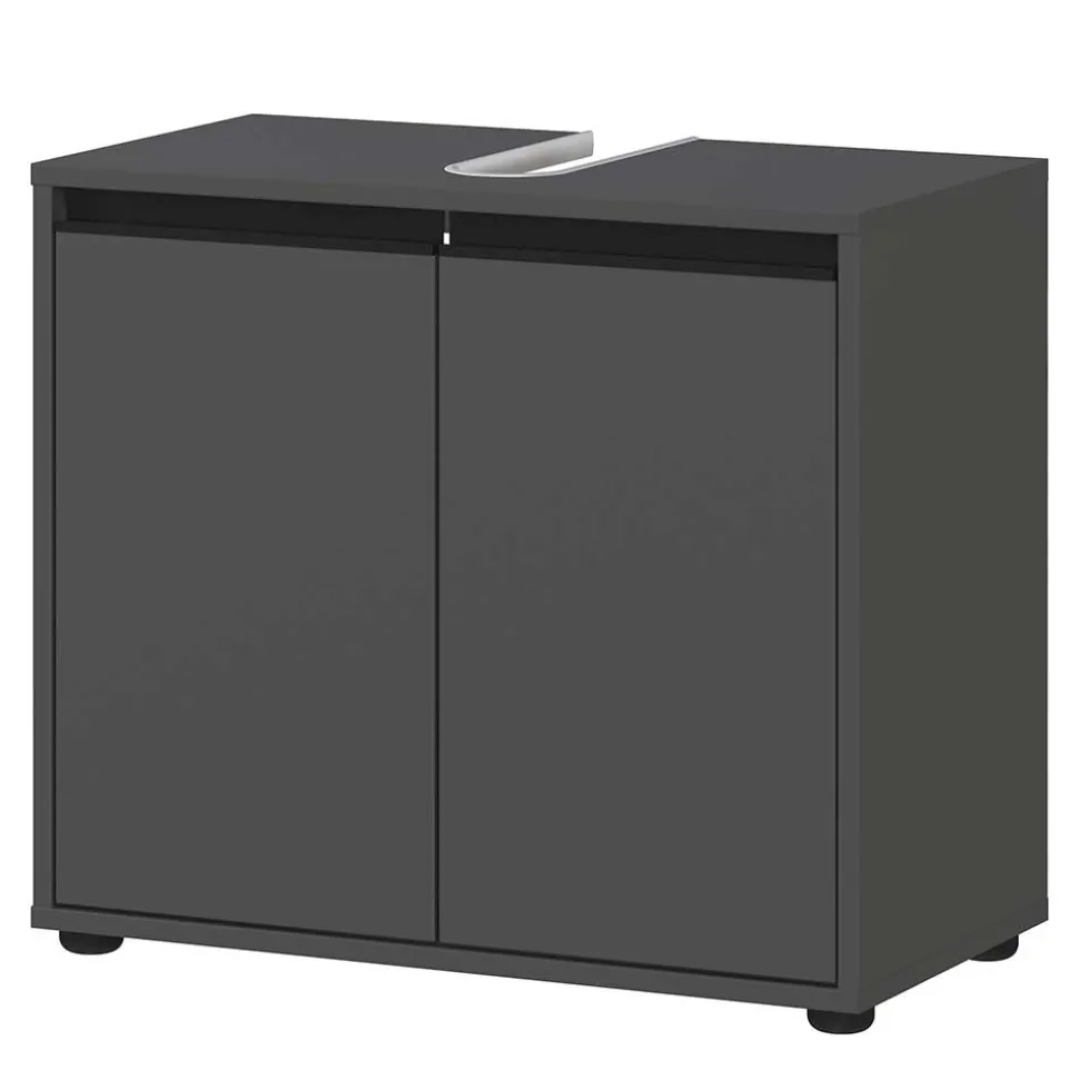 Spiegelschrank & Unterbeckenschrank Set - Rufu (zweiteilig)