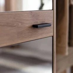 Spiegeltür-Flurschrank in Wildeiche Optik - Vapposia