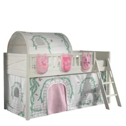 Spielbett Kinderhochbett Schloss und Schmetterlinge - Brandon