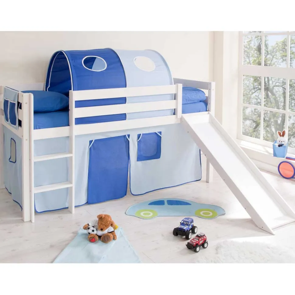 Spielbett Max in Kiefer Massivholz