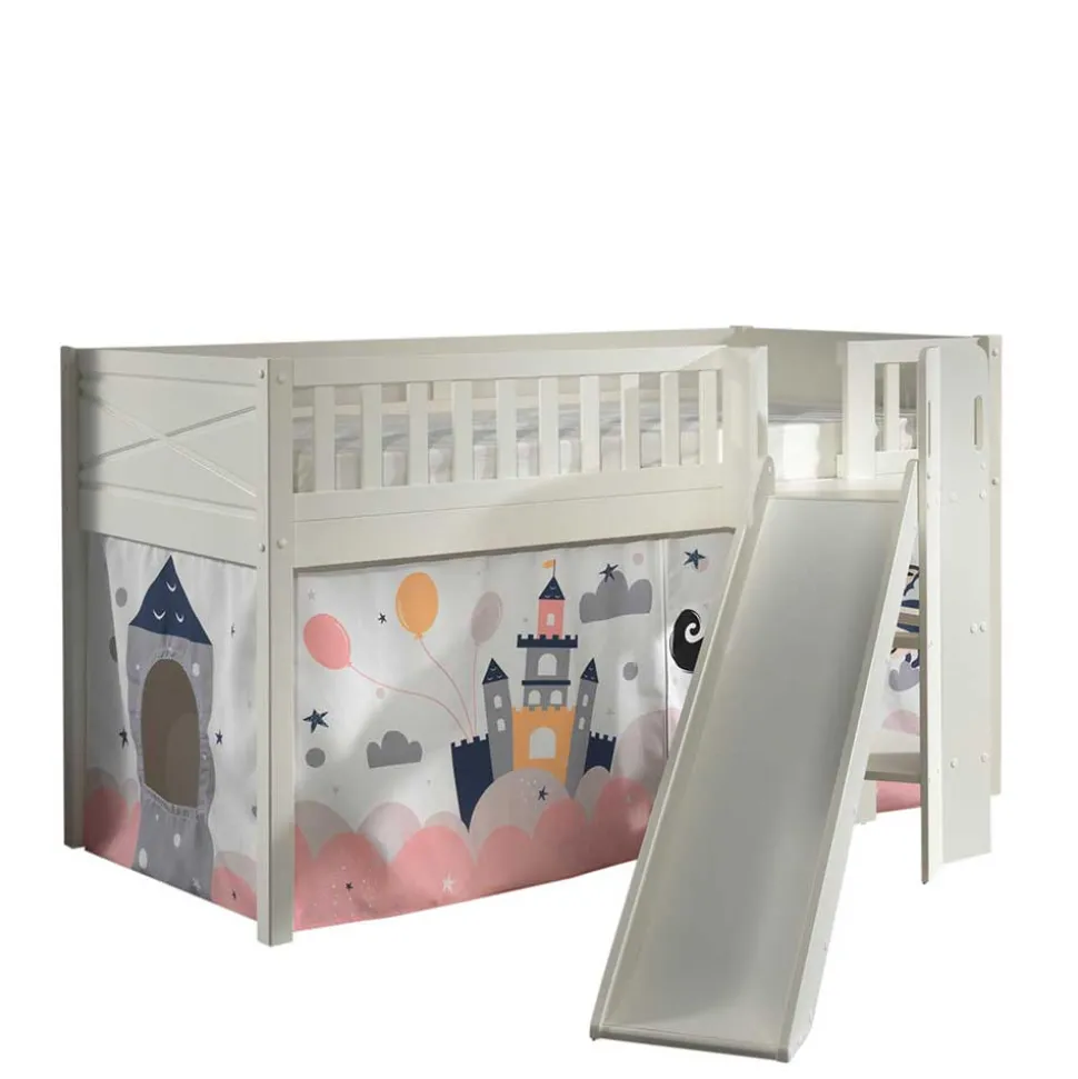 Spielbett mit schräger Rutsche Prinzessin - Novelya