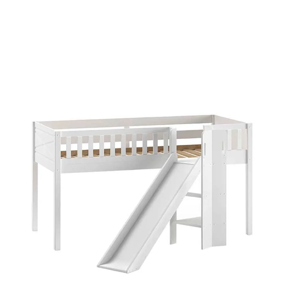 Spielbett mit schräger Rutsche Frühlingsmotive - Annimo