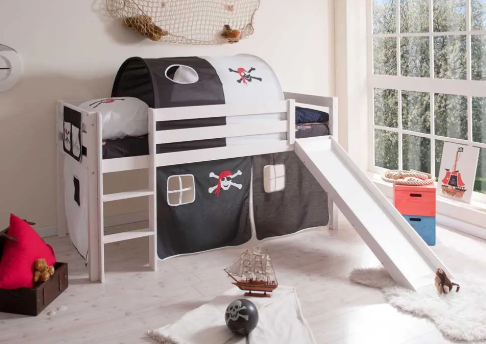 Spielbett Turner in Kiefer Massivholz