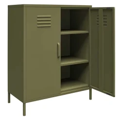 Spind Design Highboard in Oliv Grün - Austral