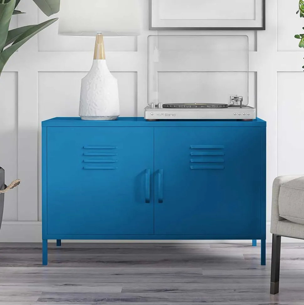 Spind Design Kommode in Blau - Datinel