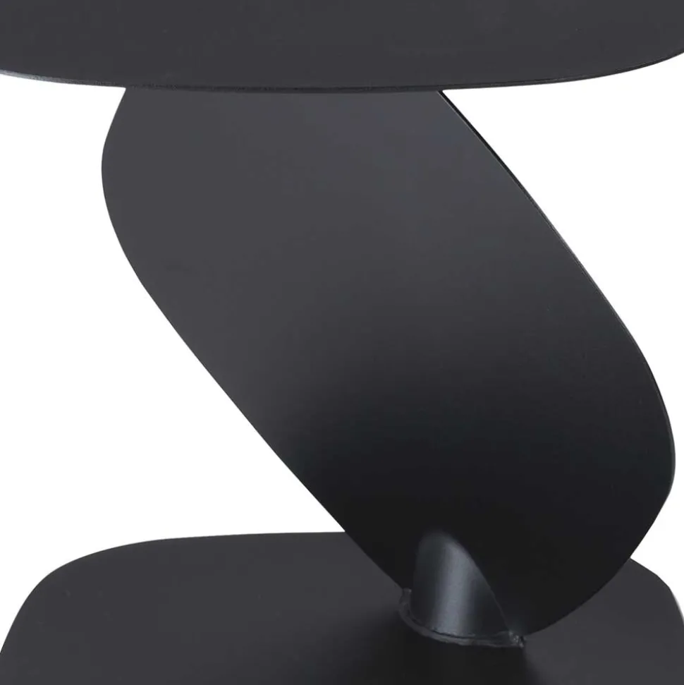 Stahl Beistelltisch in Schwarz pulverbeschichtet - Acapella