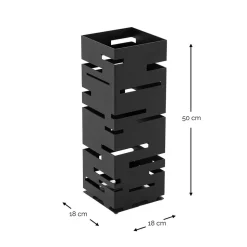 Stahl-Schirmständer in Schwarz - Lining