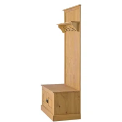 Standgarderobe aus Kiefer Massivholz - Kumico