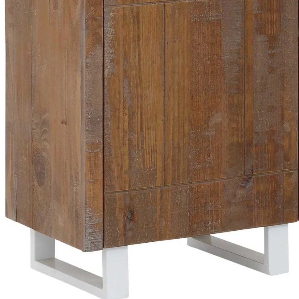 Standregal aus Kiefer Massivholz Dunkel - Lavagna