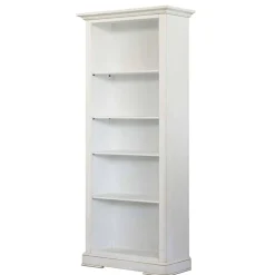 Standregal mit fünf Fächern in Antikweiß - Annot