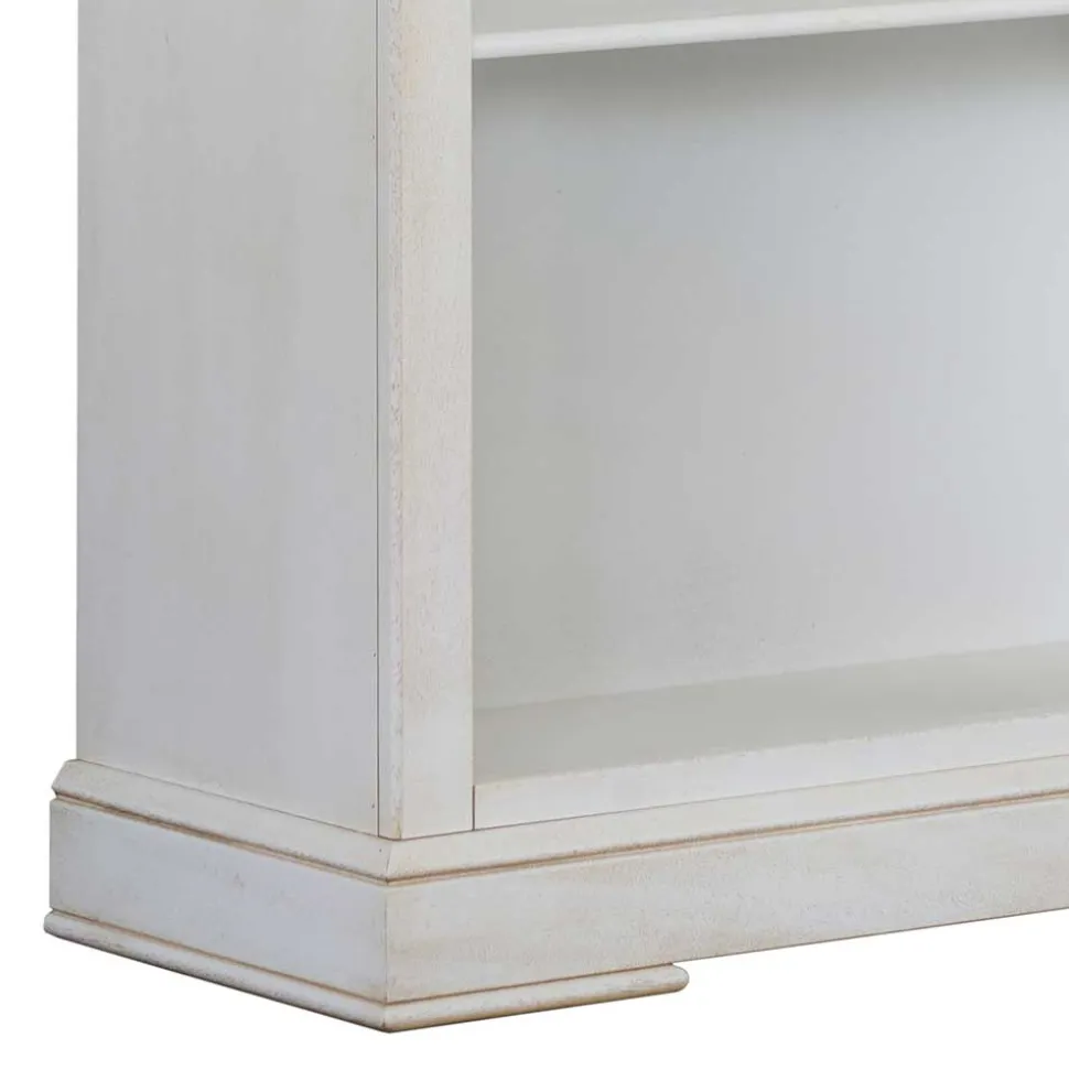 Standregal mit fünf Fächern in Antikweiß - Annot