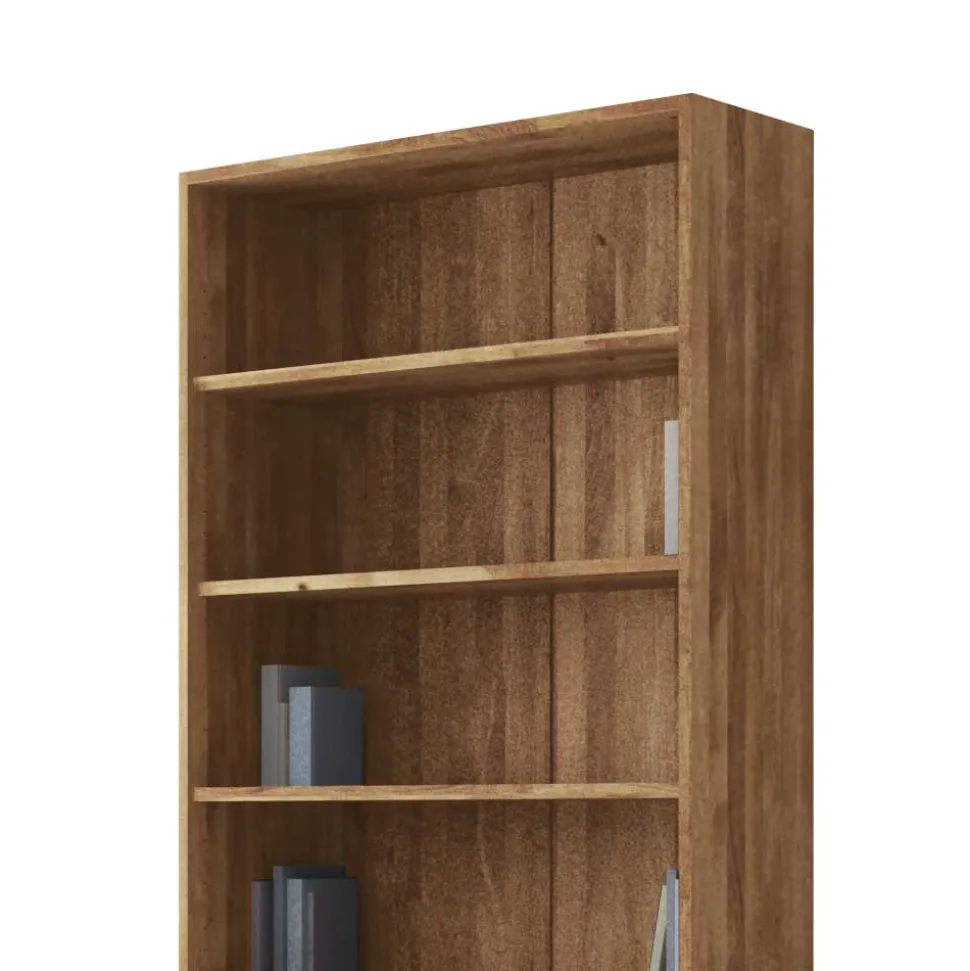 Standregal Vaskov aus Wildeiche Massivholz