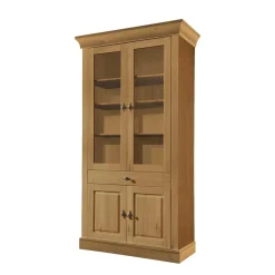 Standvitrine Piatra aus Kiefer teilmassiv