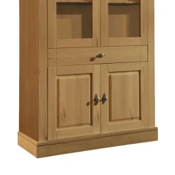 Standvitrine Piatra aus Kiefer teilmassiv