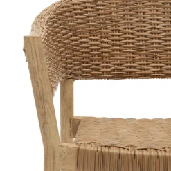 Stapelbare Armlehnstühle aus Eukalyptusholz - Finola (4er Set)