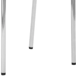 Stapelbarer Armlehnenstuhl in Grau Stoff - Lovanna