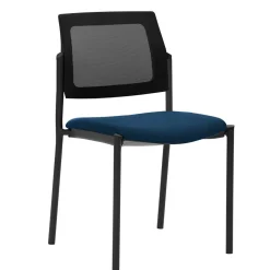 Stapelstuhl mit Polstersitz & Meshrücken - Chiantro