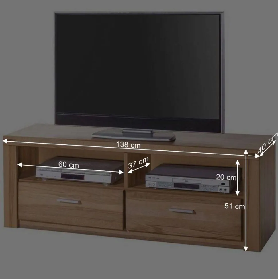 Stauraum Anbauwand aus Holz - Uhelia (vierteilig)