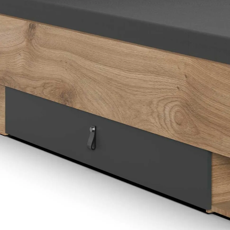 Stauraum Bett mit 180x200 cm Liegefläche - Enegal