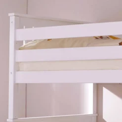 Stauraum Etagenbett in Weiß Forcia aus Kiefernholz