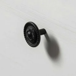 Stauraum Landhaus Vitrinenschrank in Weiß - Chelles