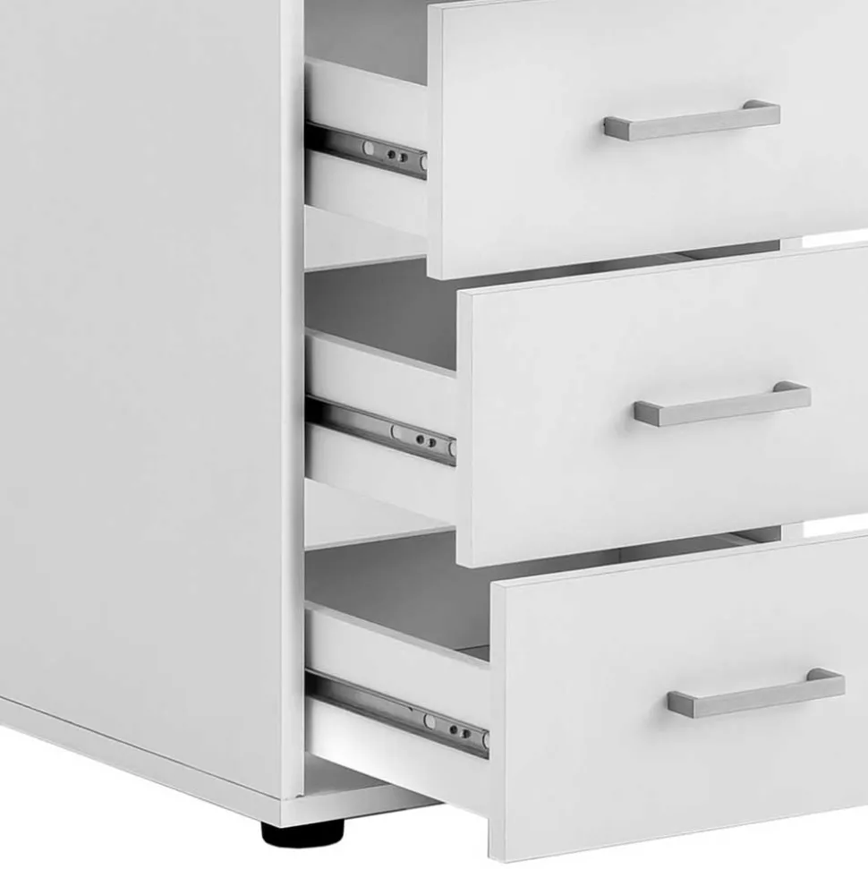 Stauraum Schreibtisch mit Bildschirmaufsatz - Fegura