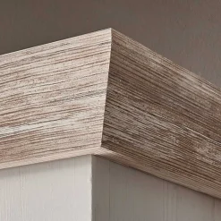 Stauraum Sideboard im Scandi Landhaus Stil Nedita in Weiß