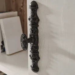 Stauraum Sideboard im Scandi Landhaus Stil Nedita in Weiß