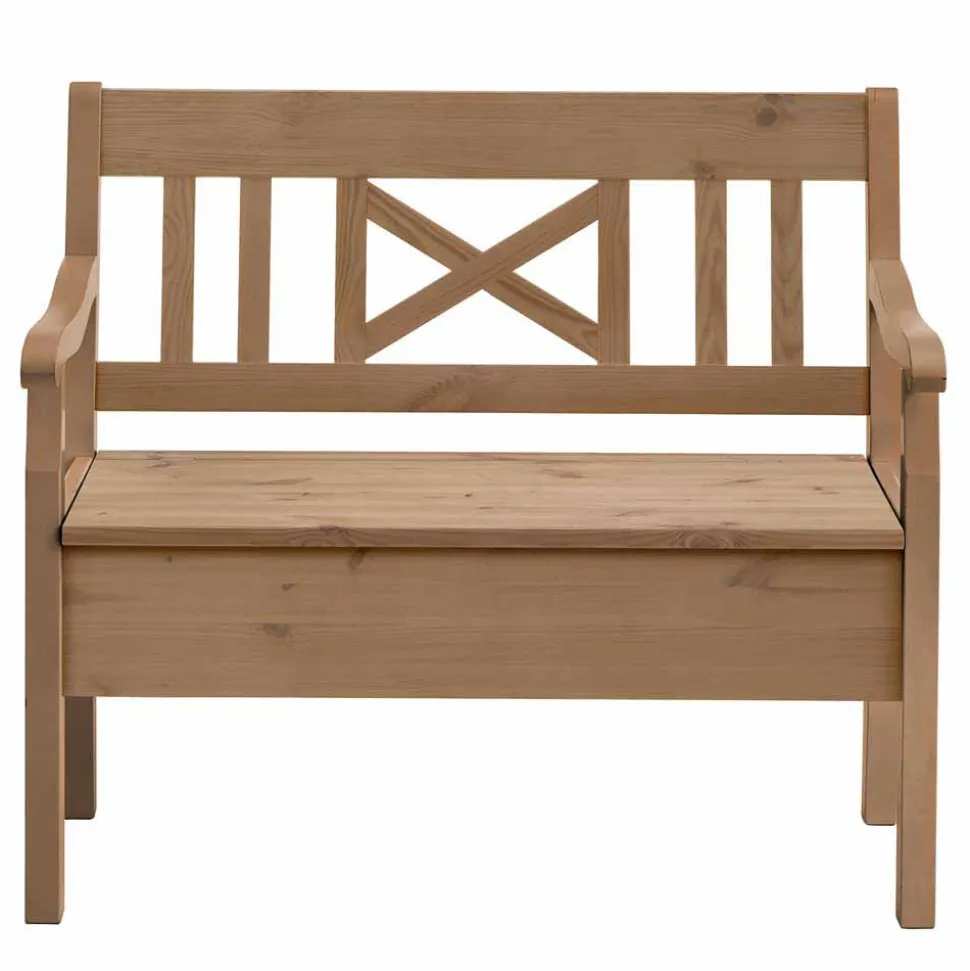 Stauraumbank Giurgia aus Kiefer massiv