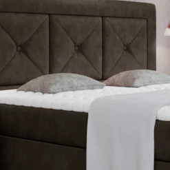 Stauraumbett in Dunkelbraun - Giralna