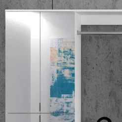 Stauraummöbel Garderobenmöbel 273x193x34 - Ejulia (vierteilig)