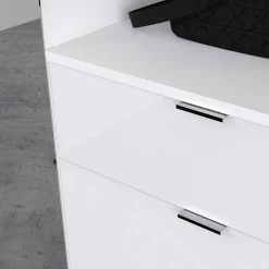 Stauraummöbel Garderobenmöbel 273x193x34 - Ejulia (vierteilig)