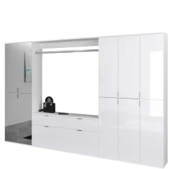 Stauraummöbel Garderobenmöbel 273x193x34 - Ejulia (vierteilig)