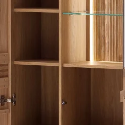 Stauraumvitrine Wohnzimmerschrank 2-türig - Crupean