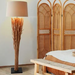 Stehlampe mit Fuß aus Treibholz Ästen - Duffy