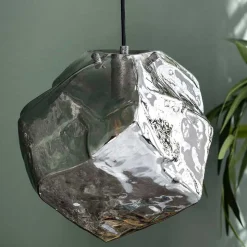 Steinoptik Hängelampe aus Glas - Annabell