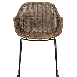 Stühle aus Kunstrattan in Beigegrau - Simonas (2er Set)