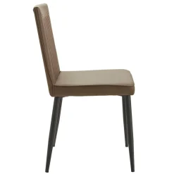 Stühle in Braun Kunstleder - Freiburg (2er Set)