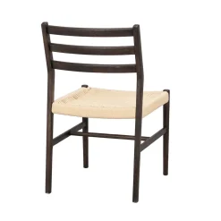 Stühle in Eiche Dunkel und Beige - Sabina (2er Set)